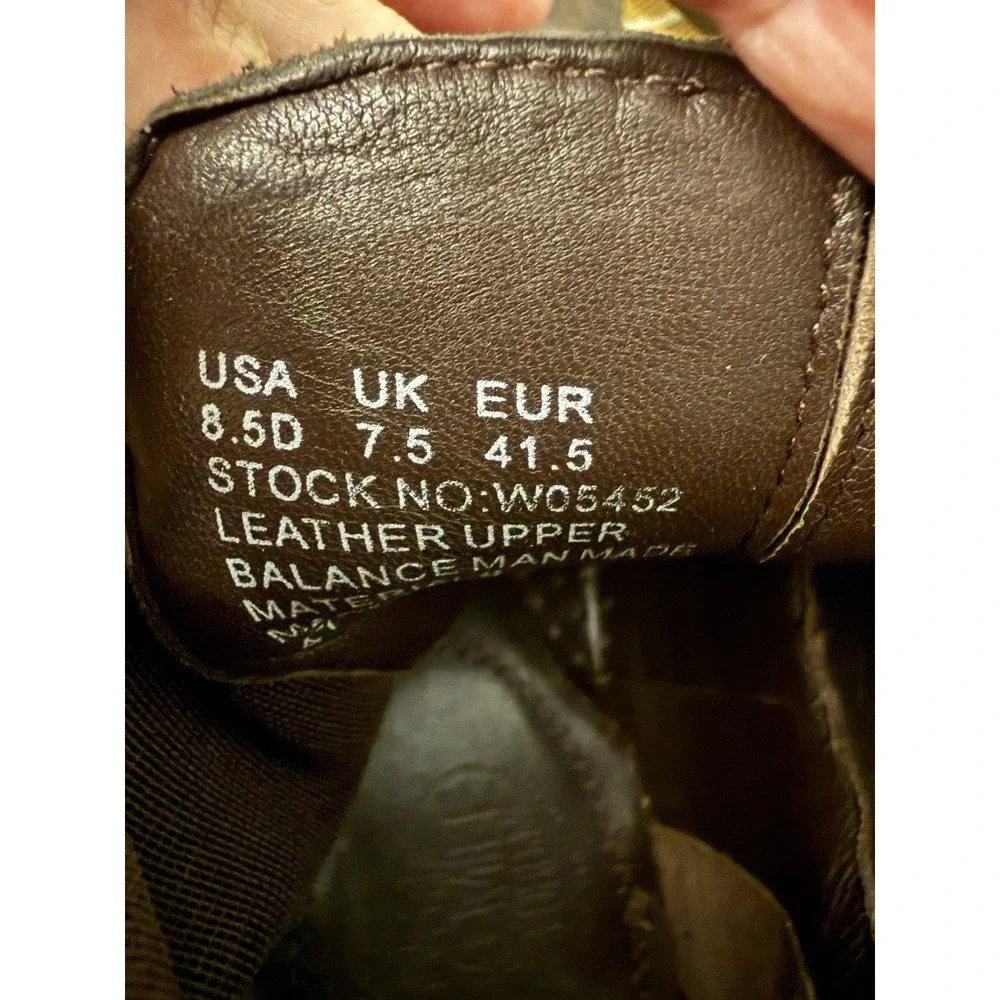 Wolverine 1000 Mile Mens Brown Leather Wingtip Chukka Boots W40384 Size 8.5 D